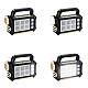 Lanterna solara HS-8029-7-A multifunctionala  cu 3 surse de lumină: 7 LED-uri SMD în față, 54 LED-uri SMS pe lateral, 3 mini panouri LED-uri pe lateral