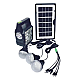 Kit solar GD-105 Lanterna LED multifunctionala cu panou solar