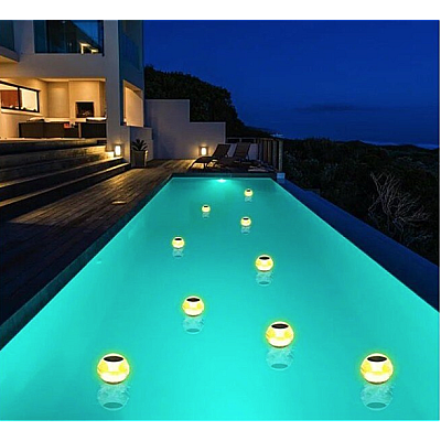 Lampa Solara Plutitoare Decorativa pentru piscina