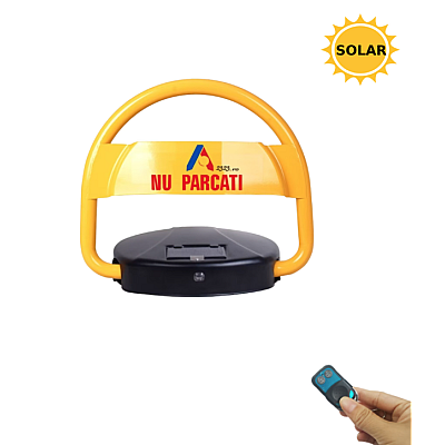Blocator Parcare Automat cu  Panou solar si Telecomanda acumulator inclus