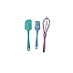 Set 3 ustensile de bucatarie pensula paleta  tel silicon