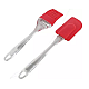 Set 3 Ustensile pentru bucatarie din Silicon Rosu