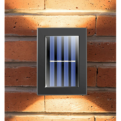 Set 2 lampi solare pentru perete exterior YD-3