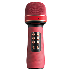 Microfon Karaoke Bluetooth 5V 220V WS - 898 rosu