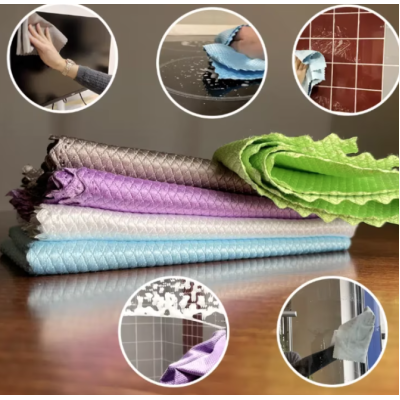 Set 5 Lavete microfibra reutilizabile 40x30 cm super-absorbante Set 5 Lavete microfibra reutilizabile 40x30 cm super-absorbante