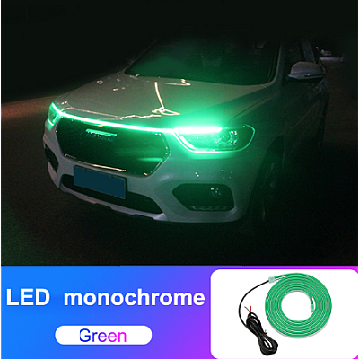 Banda Led pentru Capota Masinii cu Aplicatie 180cm Verde