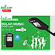 Lampa solara stradala cu difuzor bluetooth si telecomanda Solar Music CL-180 Negru
