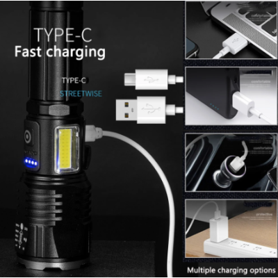 Lanterna de mana tip bec laser cu Led BX-P19 Lanterna de mana tip bec laser cu Led BX-P19