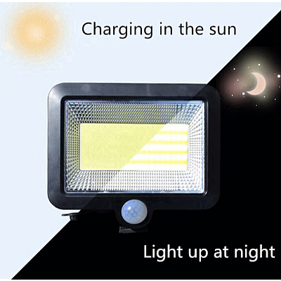 Lampa LED cu panou solar si senzor de miscare 1 CASETA COB