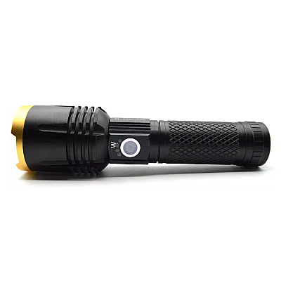 Lanterna LED cu zoom telescopic incarcare USB 10W