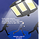 Lampa solara de perete senzor de miscare cu telecomanda TRIPLA COB