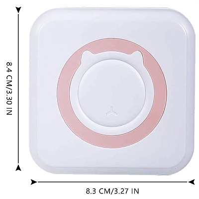 Set Mini imprimanta termica si 10 role hartie