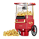 Aparat de popcorn tip Carucior cu 2 roti Old Fashioned