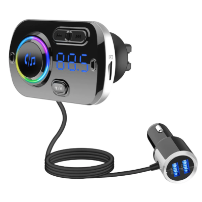 Modulator FM Bluetooth cu Incarcare Rapida BC49BQ Modulator FM Bluetooth cu Incarcare Rapida BC49BQ