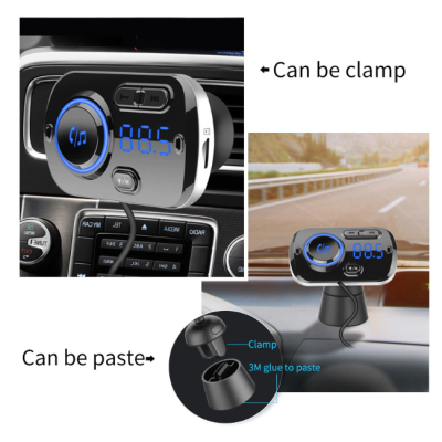 Modulator FM Bluetooth cu Incarcare Rapida BC49BQ Modulator FM Bluetooth cu Incarcare Rapida BC49BQ