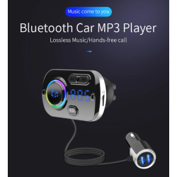 Modulator FM Bluetooth cu Incarcare Rapida BC49BQ  Modulator FM Bluetooth cu Incarcare Rapida BC49BQ