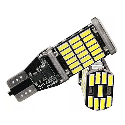 Set 2 x Becuri auto LED SMD T15 16W Canbus