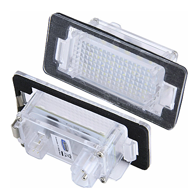 Set 2 lampi numar LED pentru BMW seria 1 3 5 F10 F11 E39 E60 E61 X1 E84 F48 X3 F25  X4 X5 X6 E90 E91