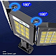 Lampa solara LED cu senzor de miscare 10000 Lm TRIPLA COB