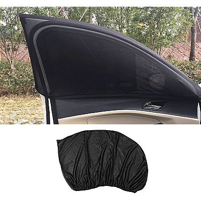 Parasolar auto elastic din plasa negru