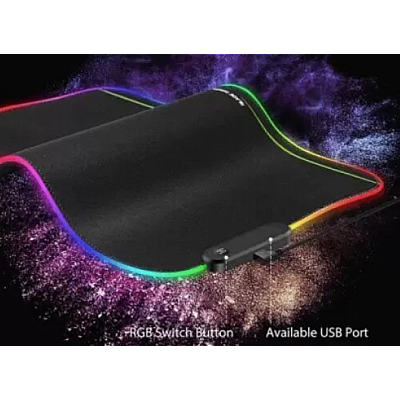 Mouse pad gaming FGD-02 cu iluminare LED RGB