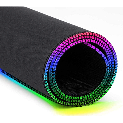 Mouse pad gaming FGD-02 cu iluminare LED RGB