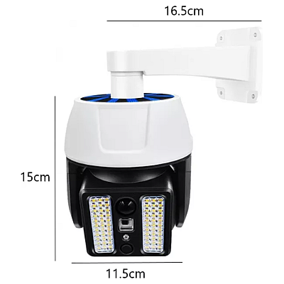 Lampa solara tip camera HW51182 66 SMD LED senzor telecomanda