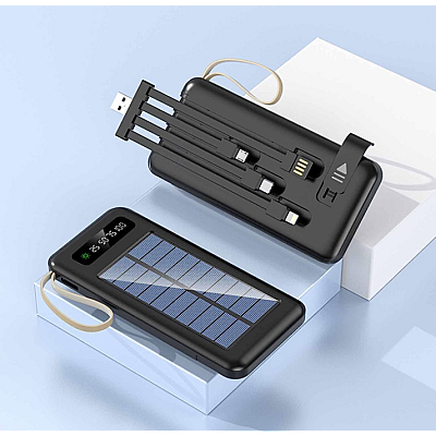 Baterie solara universala portabila cu Led 20000 mAh