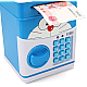 Pusculita pentru Copii Interactiva Alb/Albastru cu Cod Pin si Seif Functie ATM Pusculita pentru Copii Interactiva Alb/Albastru cu Cod Pin si Seif Functie ATM