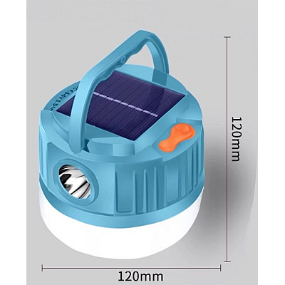 Lampa Solara stil felinar cu lanterna LED si functie de power bank 513