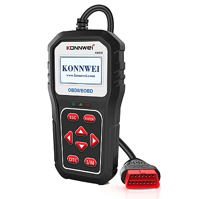 Instrument de scanare si diagnosticare auto Konnwei KW818 OBD2/EOBD Display 2.8 inc