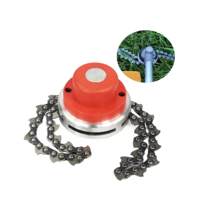 Cap tambur Portocaliu cu lant pentru motocoasa universal Cap tambur Portocaliu cu lant pentru motocoasa universal