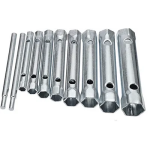 Set 10 Chei Tubulare Duble cu Tija 6-22 mm Set 10 Chei Tubulare Duble cu Tija 6-22 mm