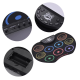 Set Tobe electronice digitale din Silicon cu pedale de picior 9 USB 9 Paduri de tobe colorate Set Tobe electronice digitale din Silicon cu pedale de picior 9 USB 9 Paduri de tobe colorate