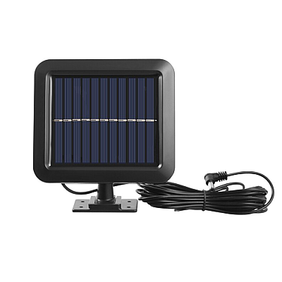 Lampa solara de perete Sl F120 6 x COB LED putere 25W 5000K cu panou solar senzor miscare Neagra