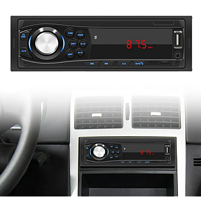 Radio MP3 auto TP3010 Pervoi cu functie Bluetooth Usb telecomanda card aux 12V