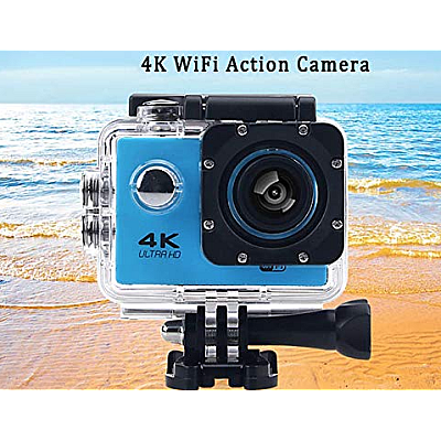 Camera Sport Ultra HD 4K WiFi cu Greutate Redusa Rezistenta la Apa