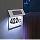 Numar de Casa cu LED si Panou Solar cifre de la 0 la 9 litere de la A la H 11446B