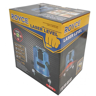 Nivela laser cu 5 linii  rotativa 360 10 metri arie de acoperire Rll V5 Royce