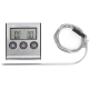 Termometru pentru carne cu afisaj si temporizator 0 250 grade C Termometru pentru carne cu afisaj si temporizator 0 250 grade C