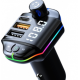 Modulator Fm auto ZTB A10 20W Rgb cu incarcare rapida  Negru Modulator Fm auto ZTB A10 20W Rgb cu incarcare rapida  Negru
