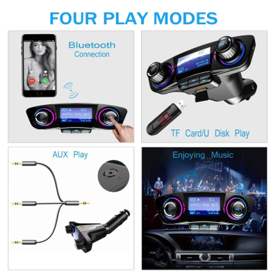 Modulator Fm Functie De Incarcare Telefon Bluetooth Handsfree Compatibilitate Universal Negru Modulator Fm Functie De Incarcare Telefon Bluetooth Handsfree Compatibilitate Universal Negru