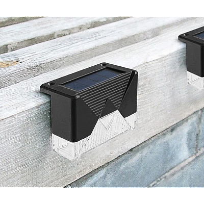 Set 4 Lampi Solare pentru Gard si Stalp cu Senzor de Miscare
