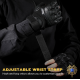 Manusi tactice militare fara degete masura L din vinil cu protectie cauciuc Negru Manusi tactice militare fara degete masura L din vinil cu protectie cauciuc Negru