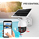 Camera de supraveghere Wifi cu Panou Solar Atasat si Senzor de Miscare alert PTZ