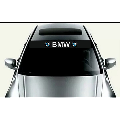 Stiker Parasolar auto sau haion/parbriz  BMW 125 X 15 cm