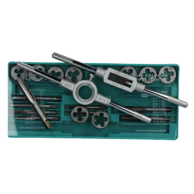 Trusa 20 piese filiere M3-M12 si tarozi 3-12mm Trusa 20 piese filiere M3-M12 si tarozi 3-12mm