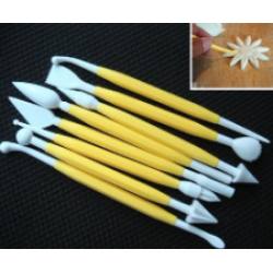 Set 9 ustensile modelatoare pentru fondant Set 9 ustensile modelatoare pentru fondant