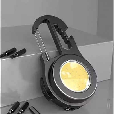 Breloc cu lanterna Q D910 LED COB multifunctional