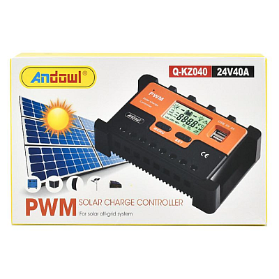 Controler de incarcare Andowl QKZ040 40A 12/24V PWM